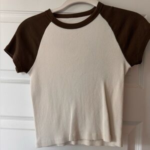 Brandy Melville baby tee.  One size (small/medium)